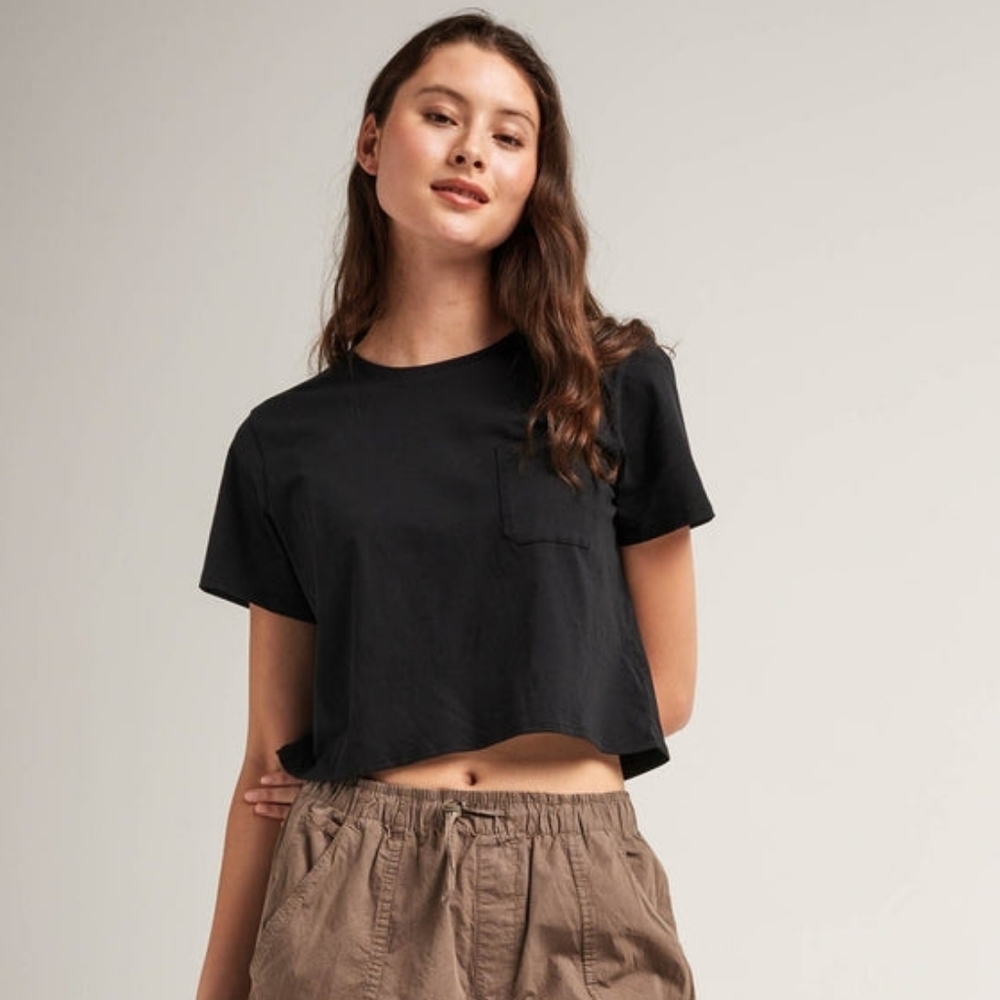 Richer Poorer Boxy Cropped Tee